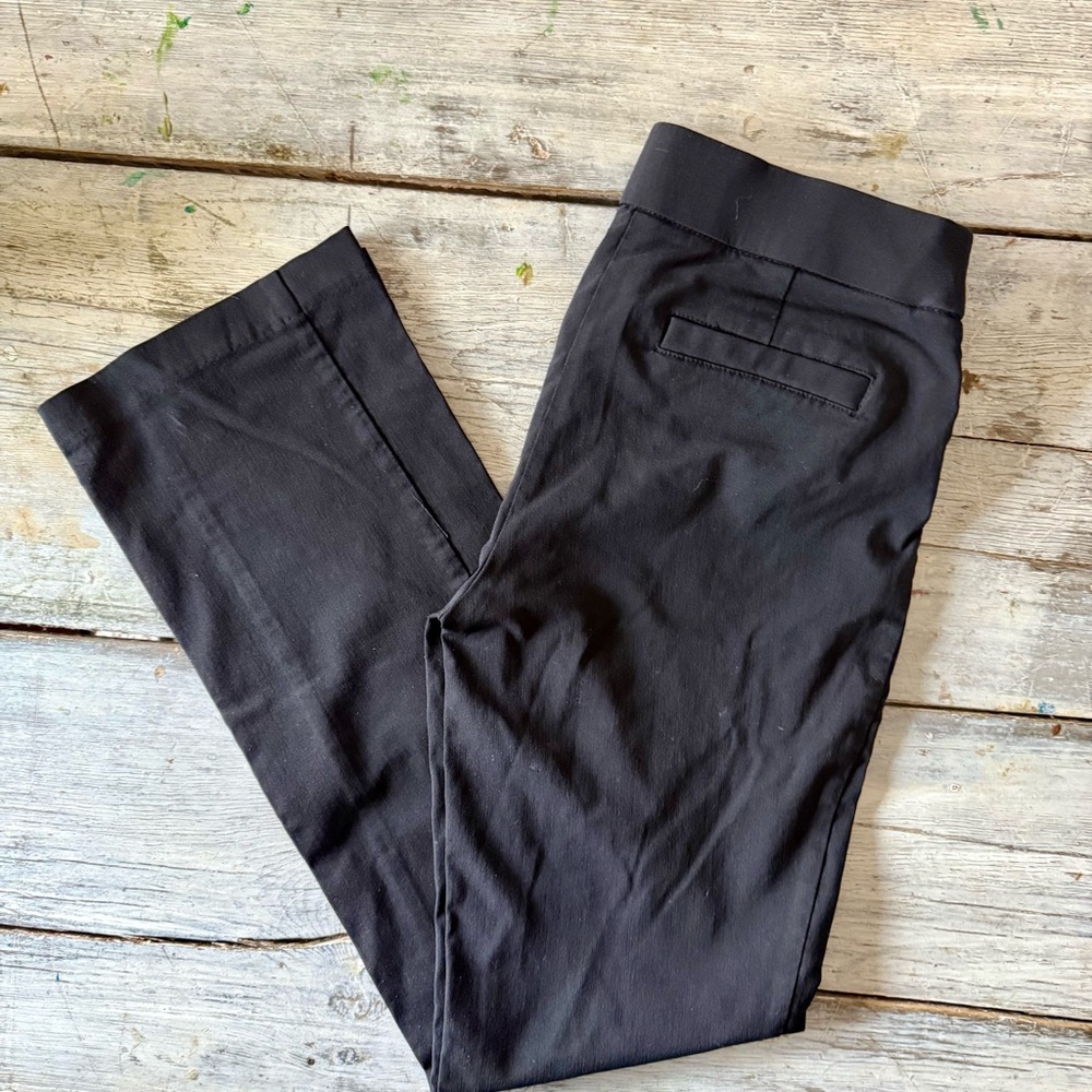 Black Pants trousers with elastic waist